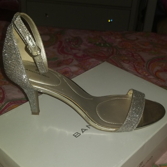Bandolino Shoes - Used, W10, Gold sparkle Bandolino Bdmadia heels Bandolino Shoes - Used, W10, Gold sparkle Bandolino Bdmadia heels